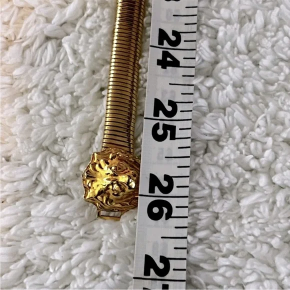 VINTAGE Lion Head Chain Belt Goldtone or Bracelet or choker  display picture 3